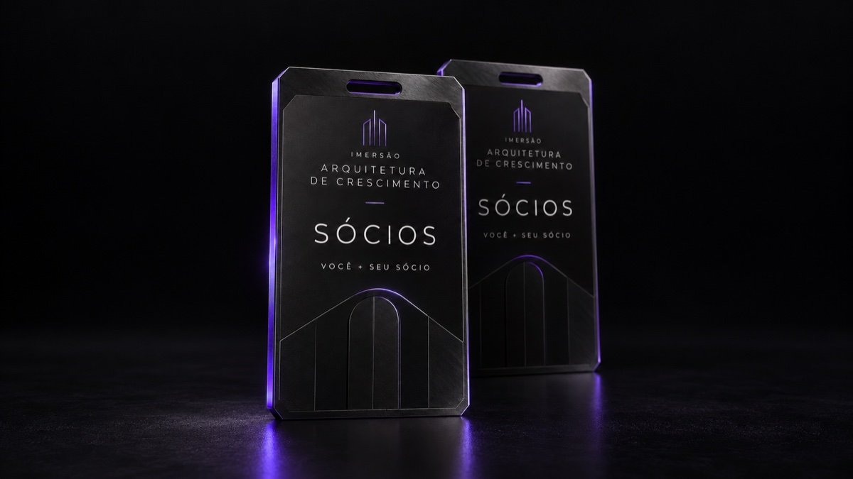 Crachá Ingresso Sócios